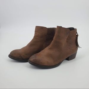 Steve Madden Cognac Ankle Boots Rusha Booties 7